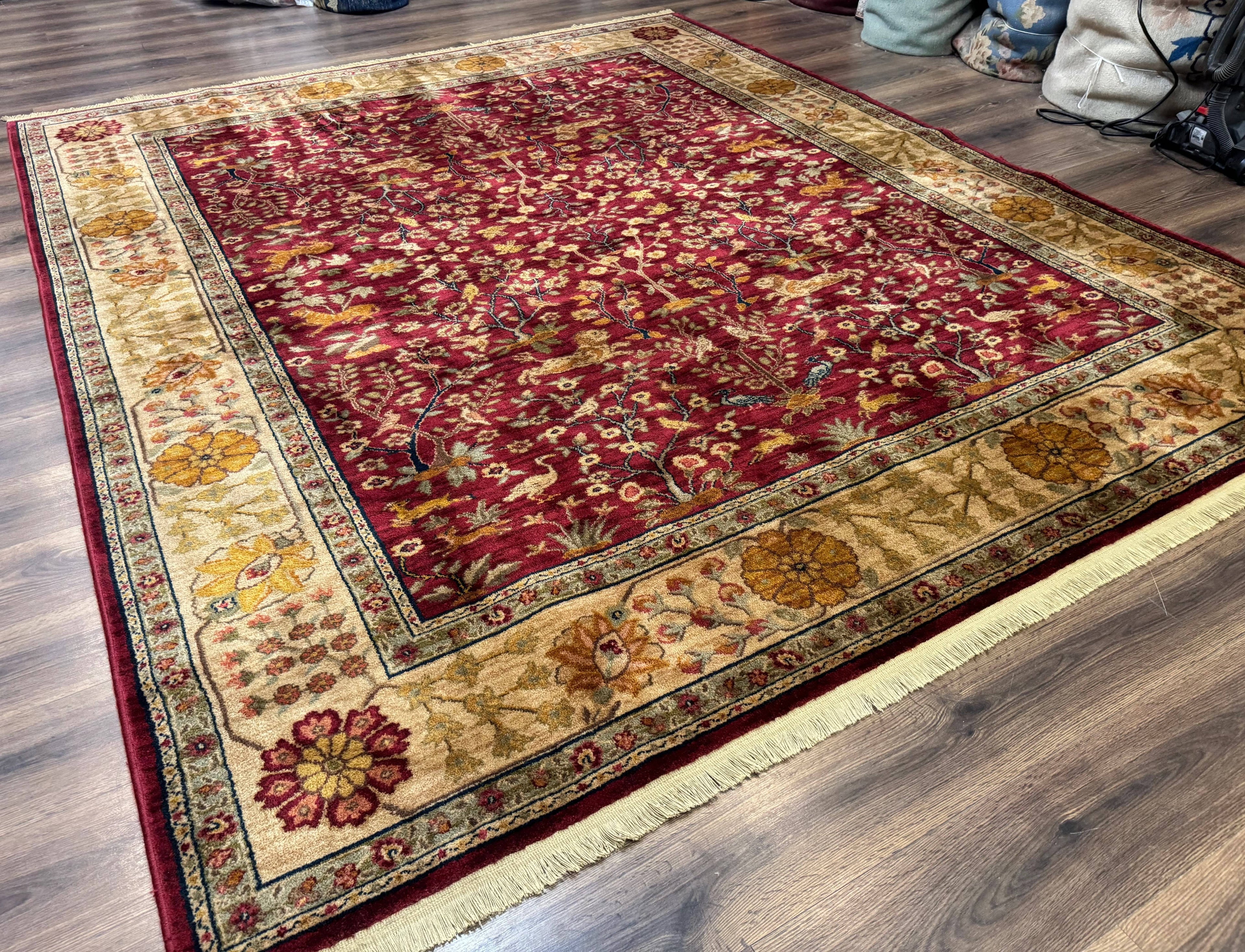 Karastan Rug 8.8 x 10, Antique Legends Emperor's Hunt 2200-204, Wool Vintage Discontinued Karastan