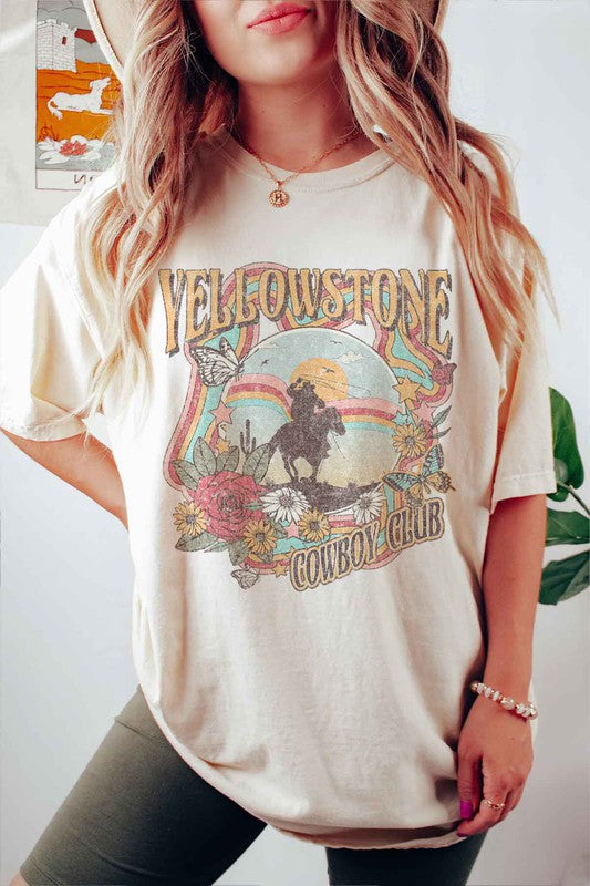 COWBOY CLUB Tee T-Shirt PLUS SIZE