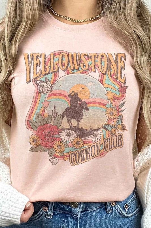 COWBOY CLUB Tee T-Shirt PLUS SIZE
