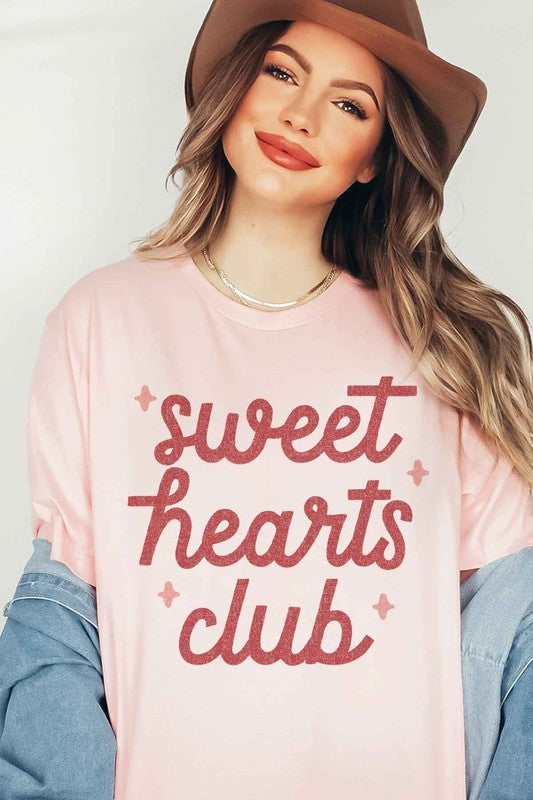 SWEET HEARTS CLUB Tee T-Shirt PLUS SIZE
