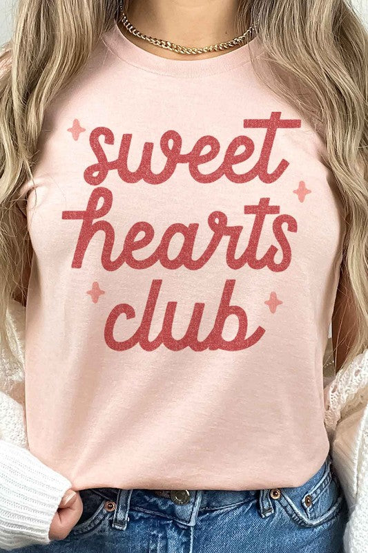 SWEET HEARTS CLUB Tee T-Shirt PLUS SIZE