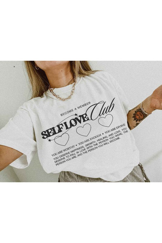 SELF LOVE CLUB Tee T-Shirt PLUS SIZE