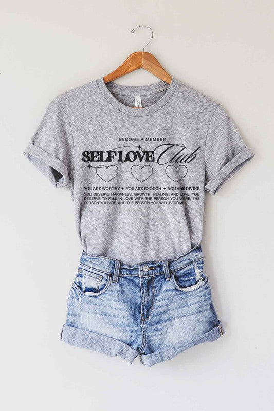 SELF LOVE CLUB Tee T-Shirt PLUS SIZE