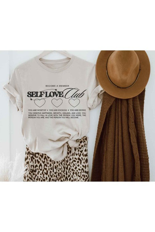 SELF LOVE CLUB Tee T-Shirt PLUS SIZE