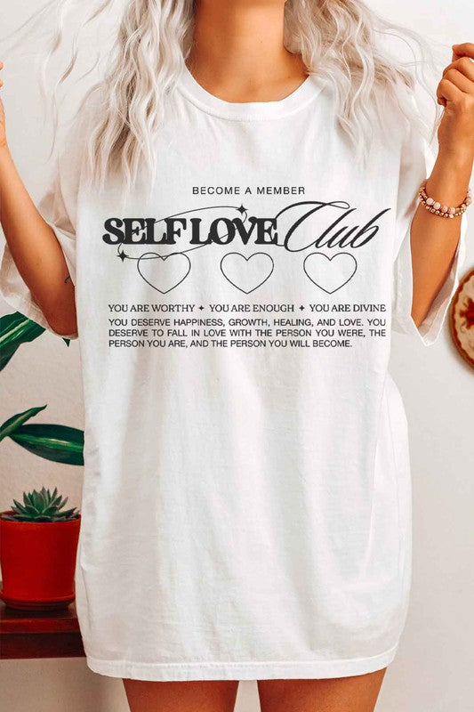 SELF LOVE CLUB Tee T-Shirt PLUS SIZE