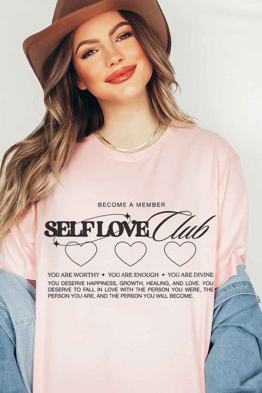 SELF LOVE CLUB Tee T-Shirt PLUS SIZE