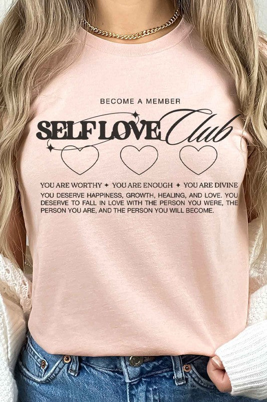 SELF LOVE CLUB Tee T-Shirt PLUS SIZE