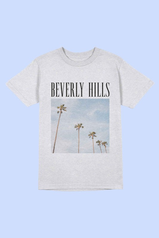 BEVERLY HILLS PHOTOGRAPH Tee T-Shirt PLUS SIZE