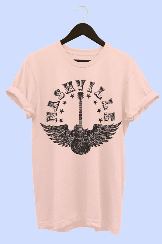 VINTAGE NASHVILLE Tee T-Shirt PLUS SIZE