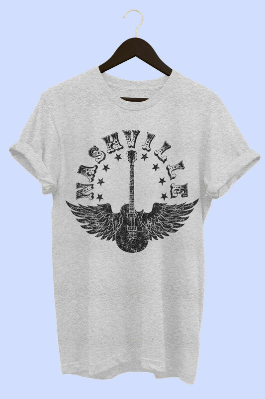 VINTAGE NASHVILLE Tee T-Shirt PLUS SIZE
