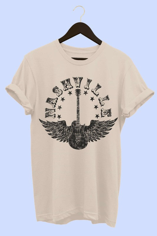 VINTAGE NASHVILLE Tee T-Shirt PLUS SIZE