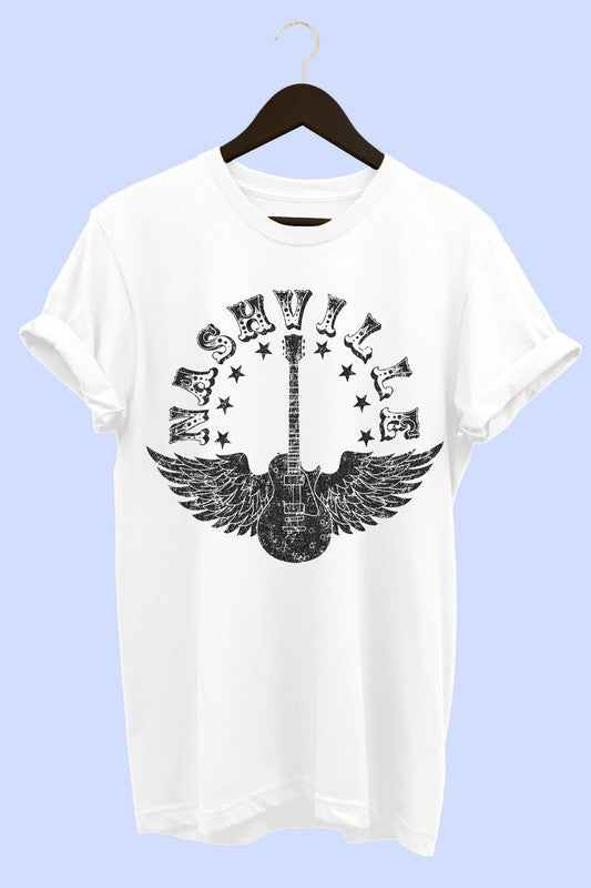 VINTAGE NASHVILLE Tee T-Shirt PLUS SIZE