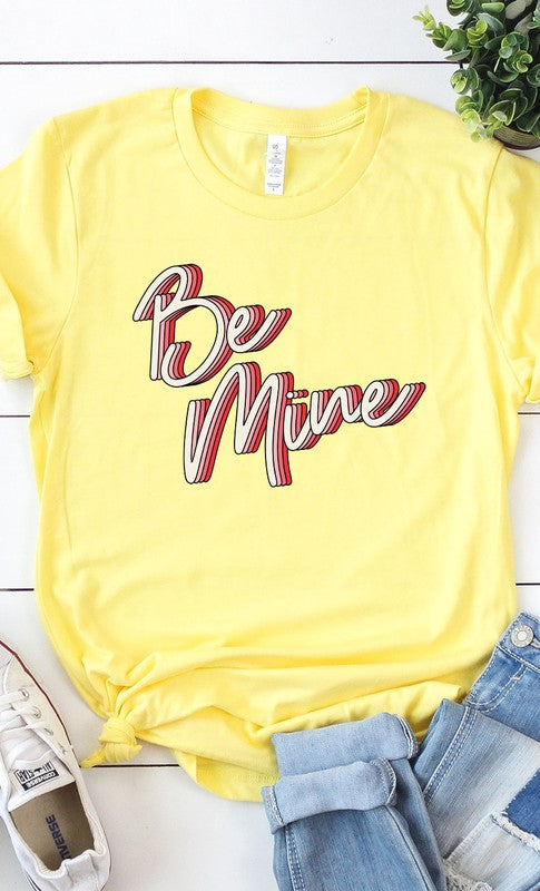 Retro Be Mine Graphic Tee T-Shirt PLUS