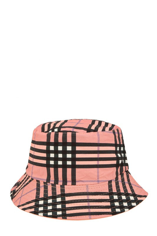 Vintage Check Bucket Hat