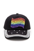 Pride Rainbow Patch Stone Iconic Denim Cap
