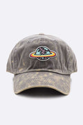 Cosmic Planet Patch Washed Cotton Cap