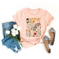Vintage Pressed Flowers Short Sleeve Graphic Tee