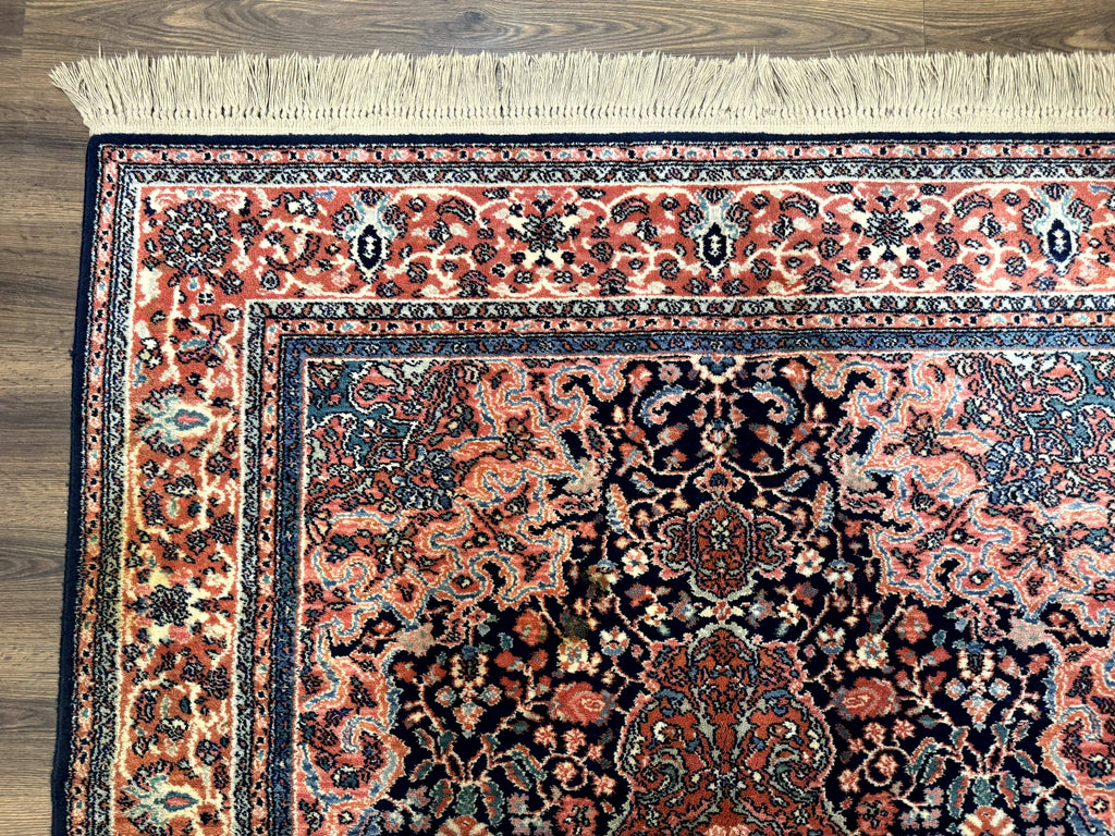 Karastan Rug 5.9 x 9, Kashan Medallion #741, Original Collection 700 Series, Discontinued, Wool Pile