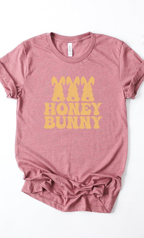 Honey Bunny Easter PLUS SIZE Graphic Tee T-Shirt