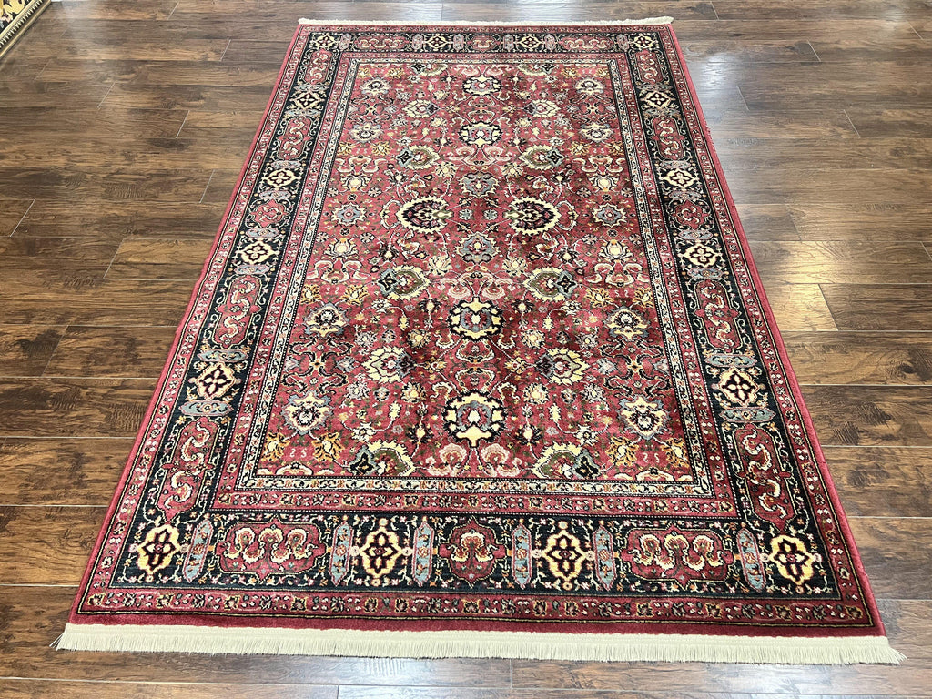 Karastan Rug 6x9, Williamsburg Herati #558, Wool Karastan Carpet, Vintage Karastan Persian Area Rug, Wool Pile