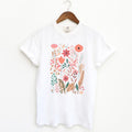 Pastel Wildflowers Garment Dyed Tee