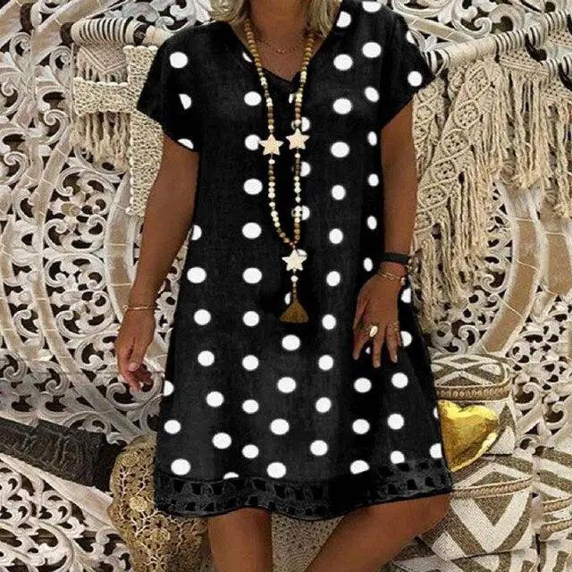 Stylish Summer Dress Loose Ladies Orange Yellow Summer Dresses For Women - Women Cute Outfits