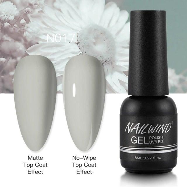 NEW TREND Modern fashion Red Gel Nail Polish For Nails  Permanent UV LED 8ml Matte Glossy High Quality Fashion Design For Women and Ladies