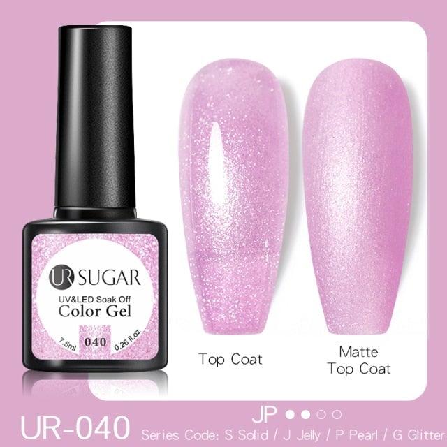 2022 New Reflective Glitter Nail Gel 8ml  Permanent UV/LED Glossy Effect Popular Diamond Nail Gel Design For Womens
