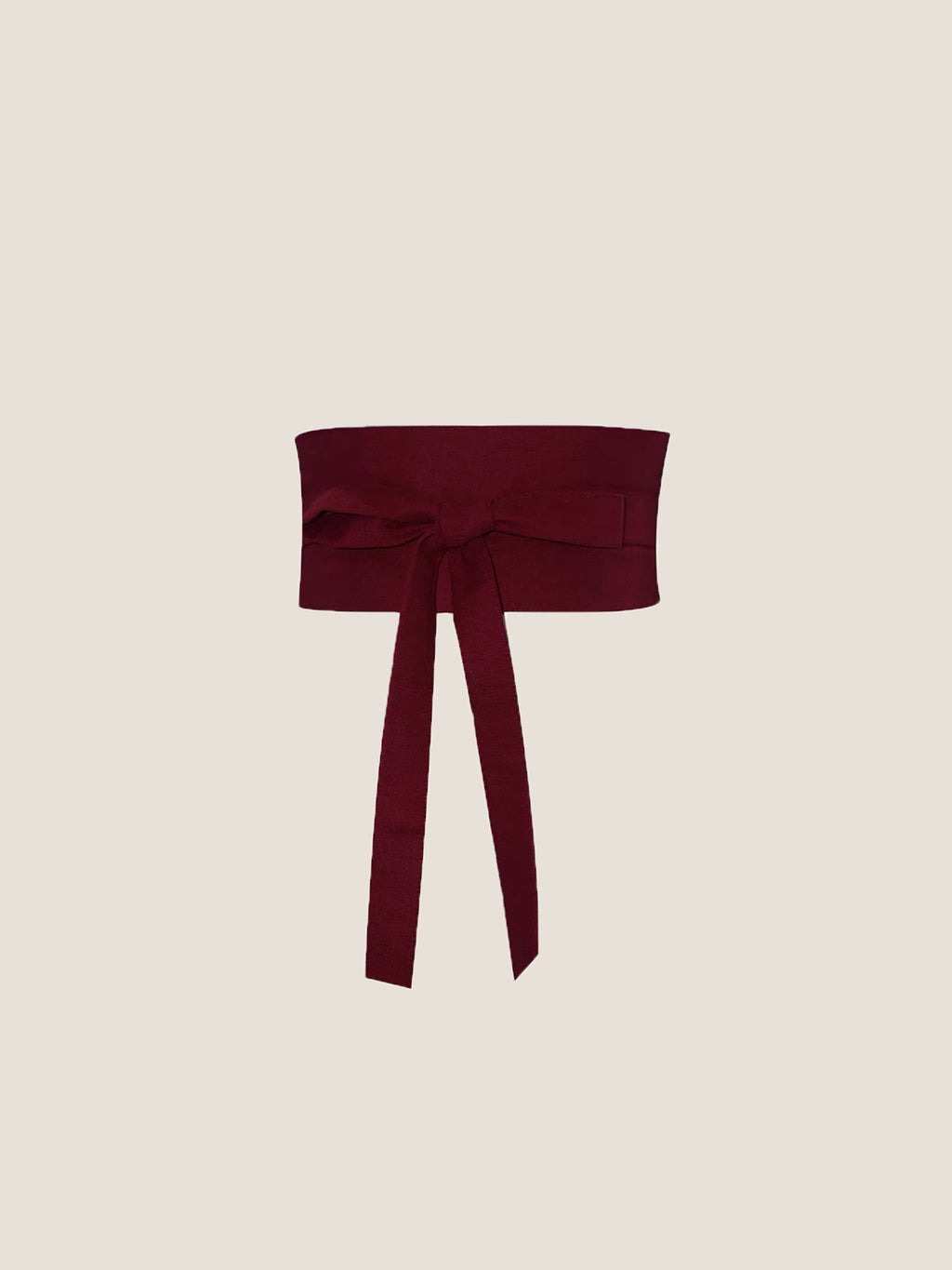 Linen Wide Tie-Front Waist Belt ZAFIRA