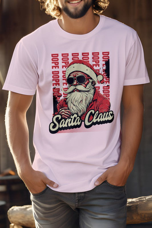 Dope Santa Claus Christmas Unisex Graphic Tee T-Shirt