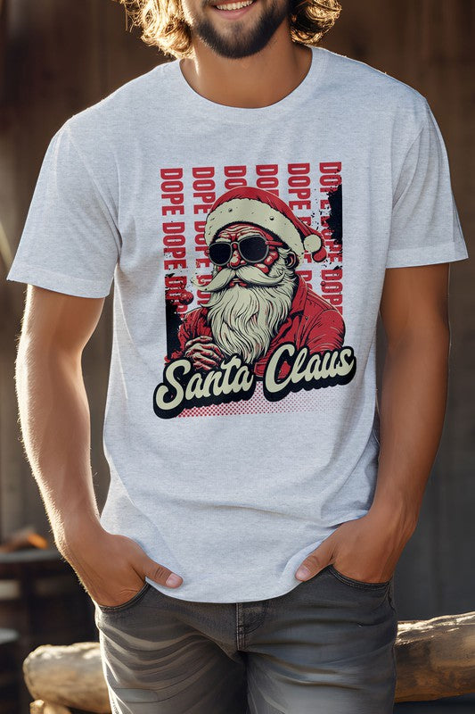 Dope Santa Claus Christmas Unisex Graphic Tee T-Shirt