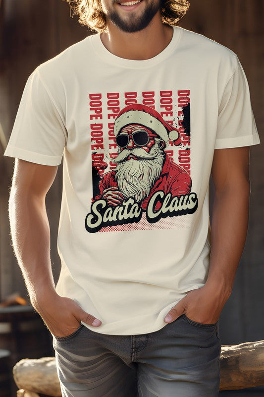 Dope Santa Claus Christmas Unisex Graphic Tee T-Shirt