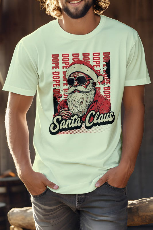 Dope Santa Claus Christmas Unisex Graphic Tee T-Shirt