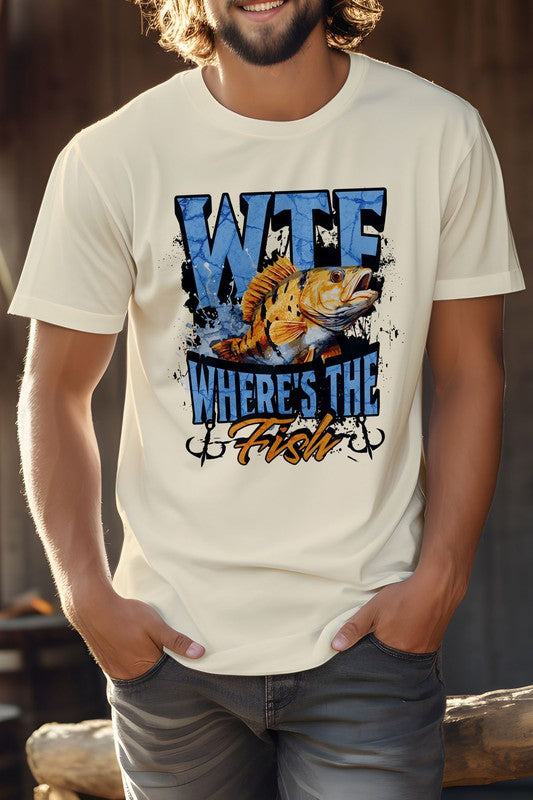 Fisherman, Fishing Unisex Graphic Tee T-Shirt