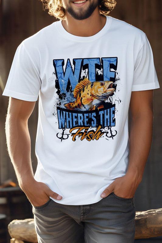 Fisherman, Fishing Unisex Graphic Tee T-Shirt
