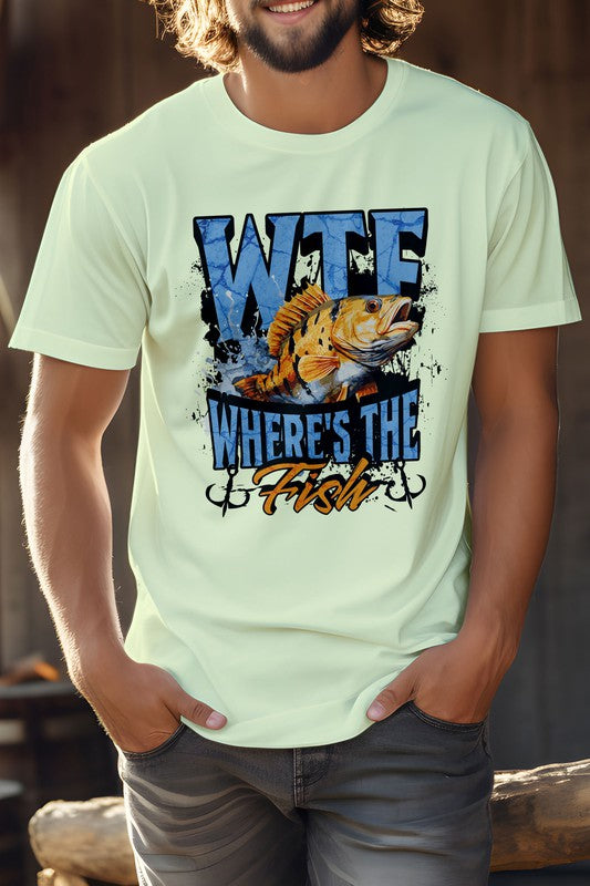 Fisherman, Fishing Unisex Graphic Tee T-Shirt