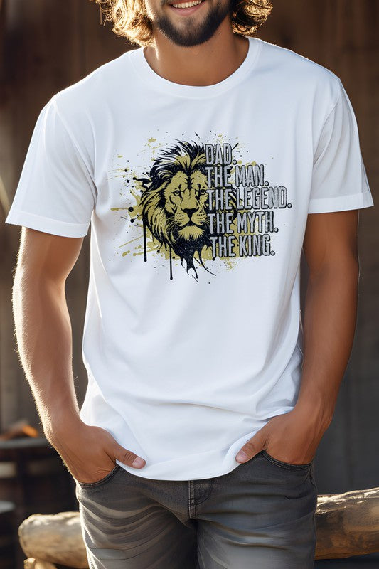 Dad the Man the Legend Unisex Graphic Tee T-Shirt
