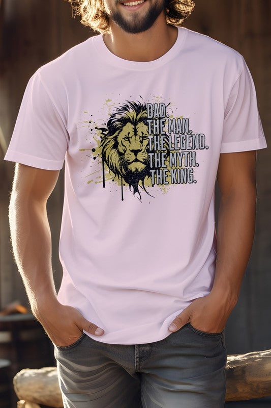 Dad the Man the Legend Unisex Graphic Tee T-Shirt