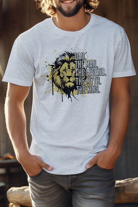 Dad the Man the Legend Unisex Graphic Tee T-Shirt