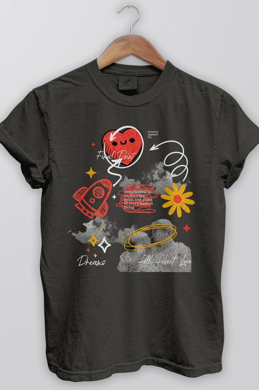 All About Love, Valentines Day, Garment Dye Tee