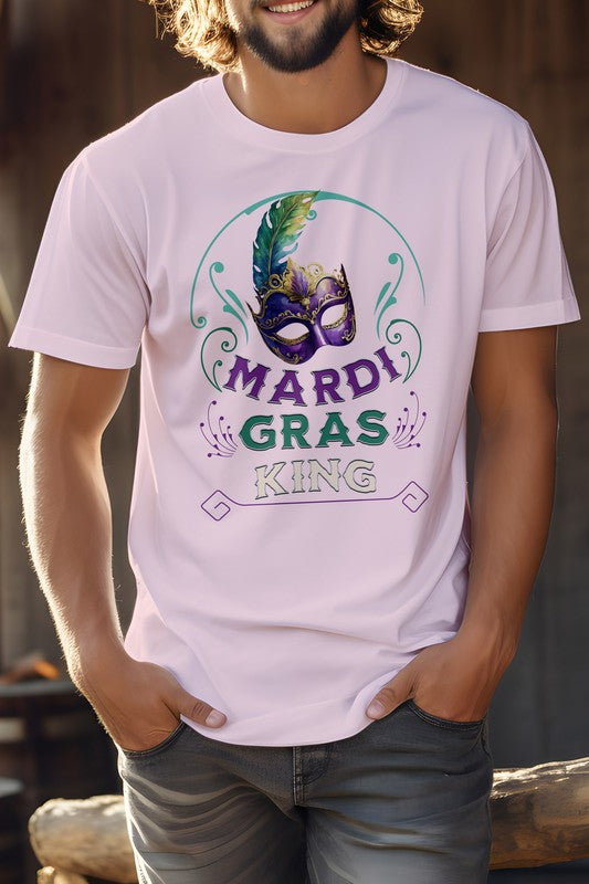 Mardi Gras King Unisex Graphic Tee T-Shirt
