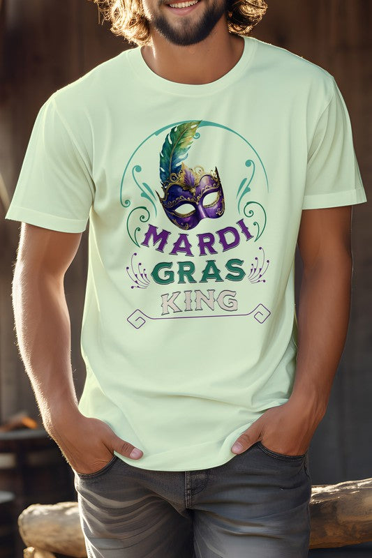 Mardi Gras King Unisex Graphic Tee T-Shirt