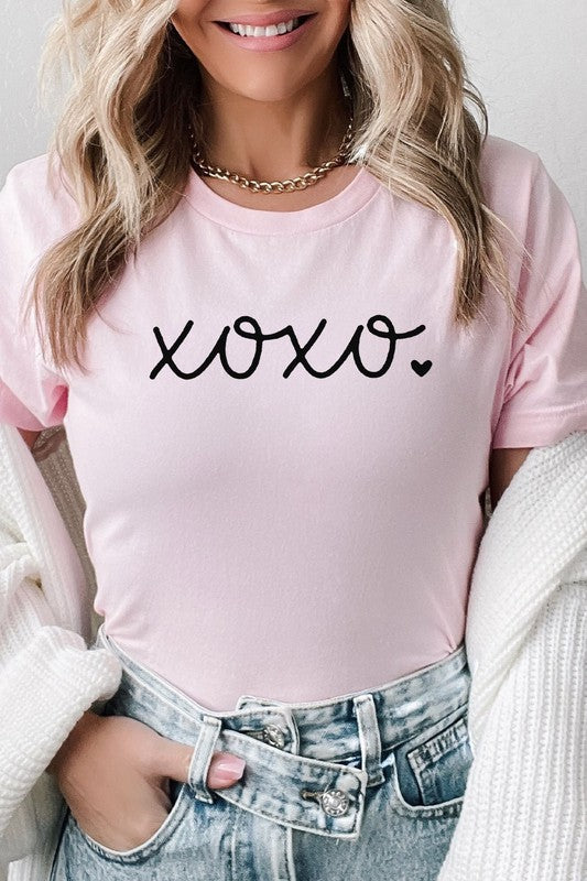 XOXO Heart Lover Valentines Day PLUS SIZE Tee T-Shirt