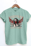 Choppers Ride to Bike, Garment Dye Tee