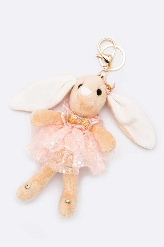 Bunny Keychains Set 4 PCS