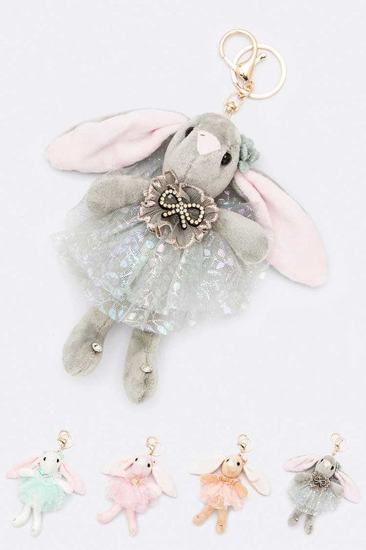 Bunny Keychains Set 4 PCS