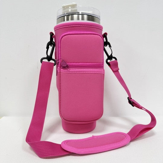 40oz Tumbler with Handle Crossbody Bag Carry Case