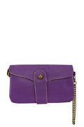 Genuine Leather Envelope Shape Crossbody Bag