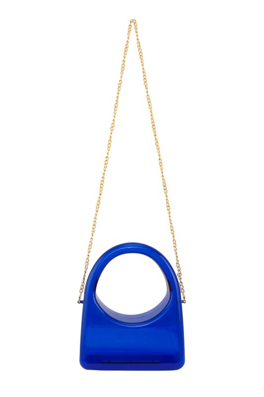 Square Shape Transparent Crossbody Bag