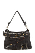 Denim Pants Shape Crossbody Bag